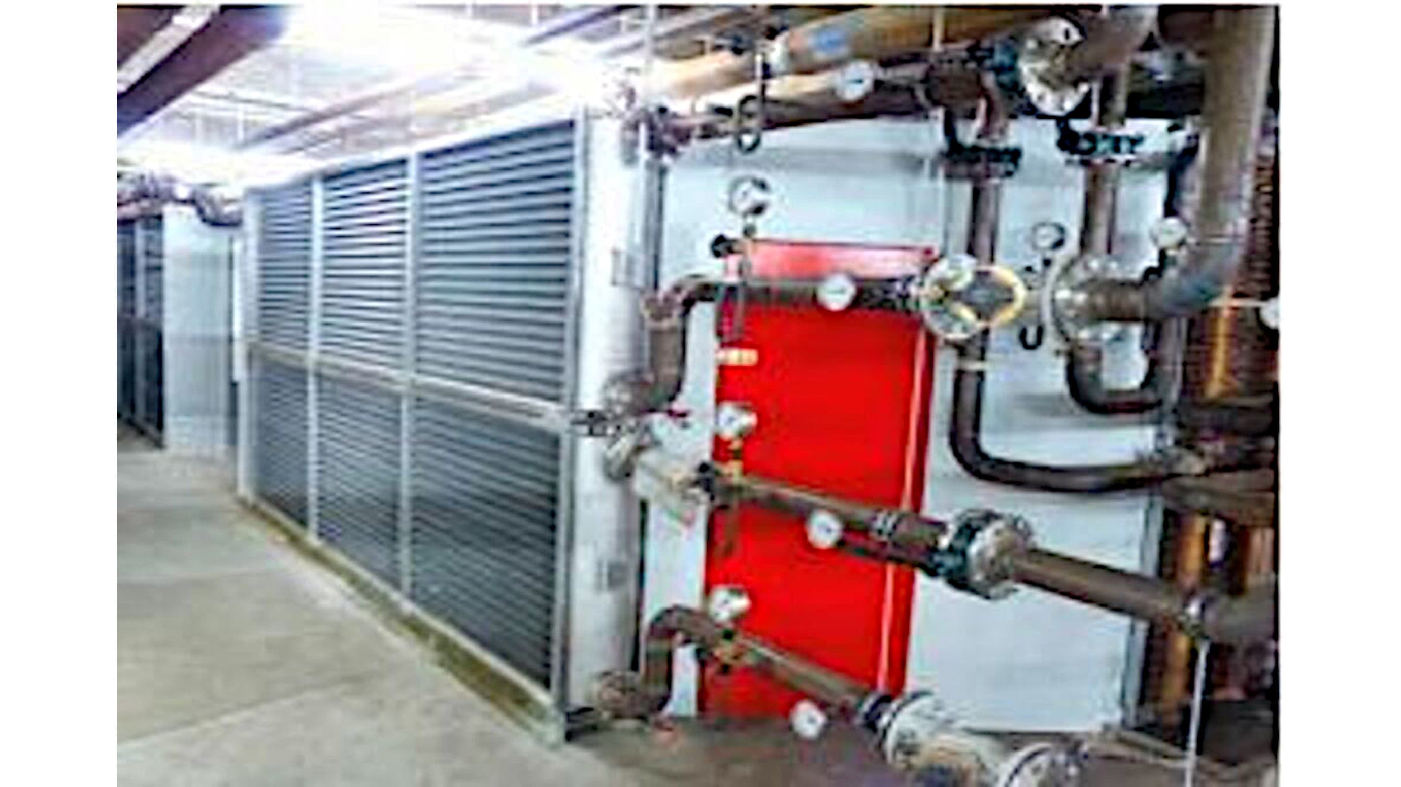 Central heat exchanger unit
